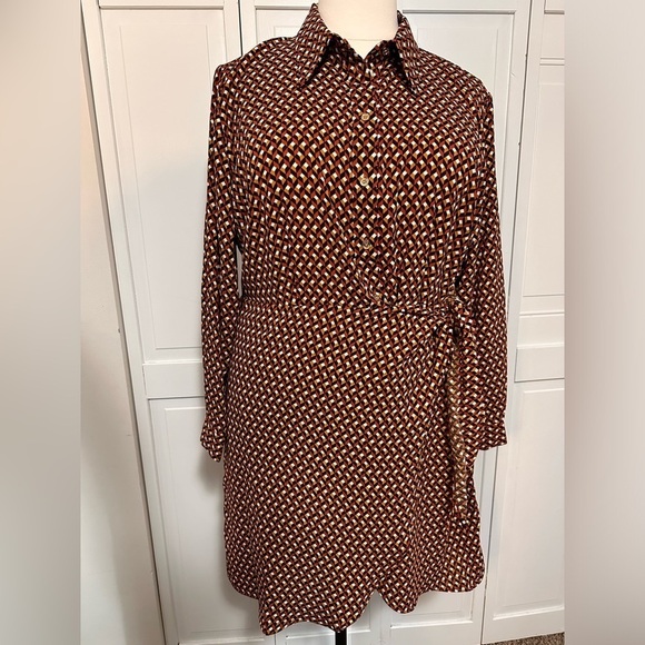 MICHAEL KORS Wrap Dress Plus Size 2X NWT - Picture 1 of 15